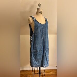 Vintage Denim Jumper Dress